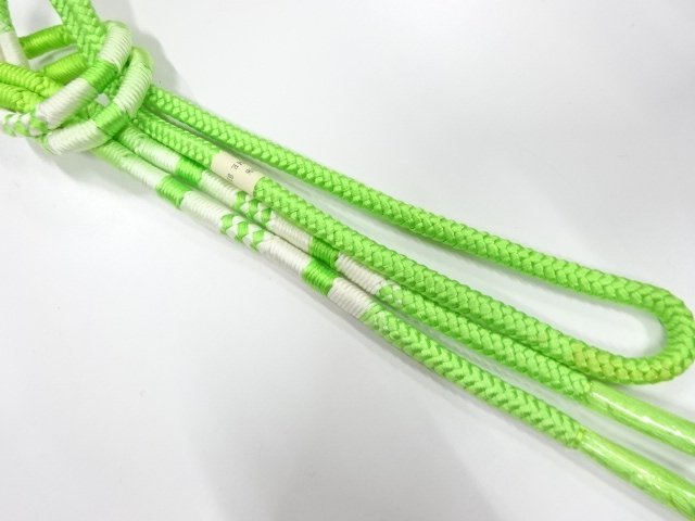 未使用品　正絹　手組帯締め